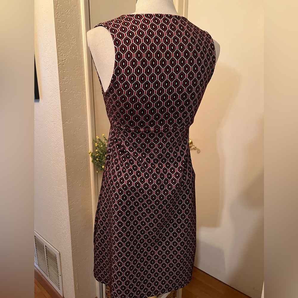 Zara Black and red Geometric Mini Dress - Picture 2 of 3